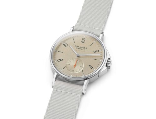 NOMOS Ahoi Neomatik Sky / Sand: minimalismo veraniego